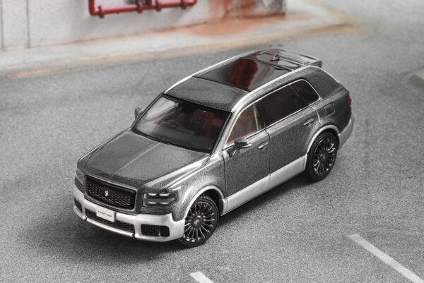 GCD #KS050-459 1/64 Toyota Century SUV (Gray & Silver, RHD)